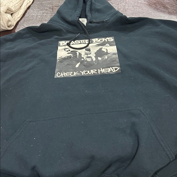 Vintage BEASTIE BOYS Black Heavy Blend Hoodie. - Picture 2 of 7